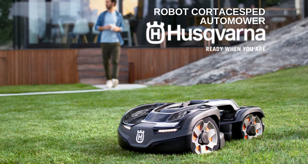 Robot cortacésped Automower de Husqvarna, corta el césped mientras tú descansas. Tienda oficial Husqvarna en Asturias, comprar robot cortacésped de Husqvarna